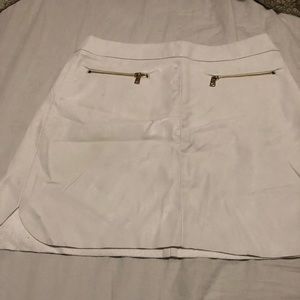 Zara vinyl skirt